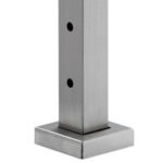 cable railing post for level run