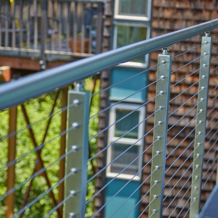 Cable Railing with Posts