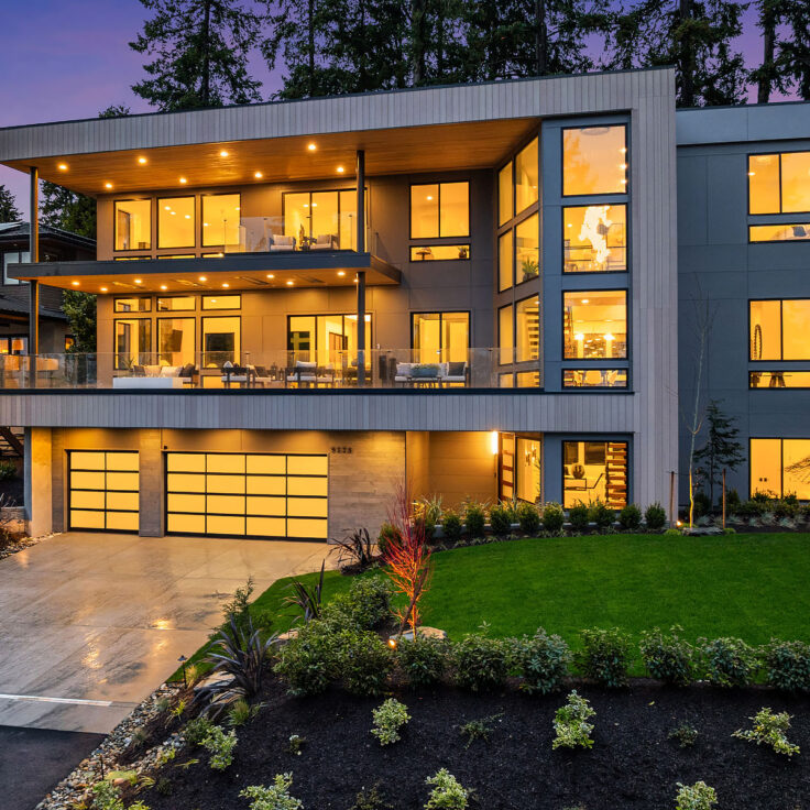 Embracing a Balcony View with Glass Railing