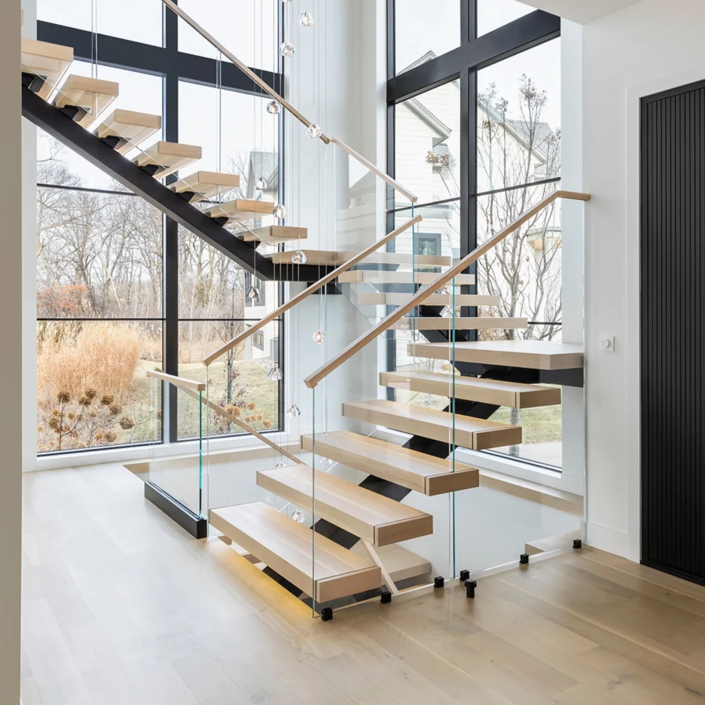 FLIGHT Mono with Vedera glass railing.