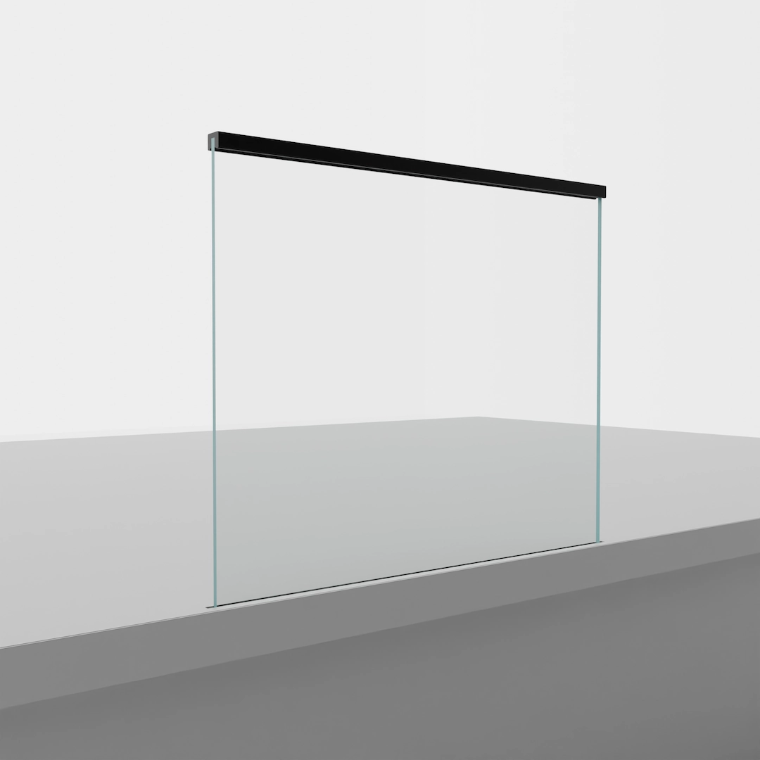 Glass Hidden Side Mount System